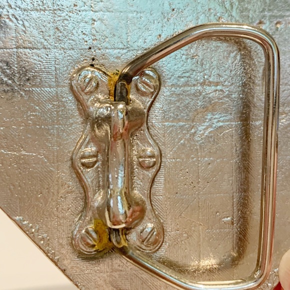 Superman DC Comics Metal Belt Buckle White Black - Picture 5 of 7